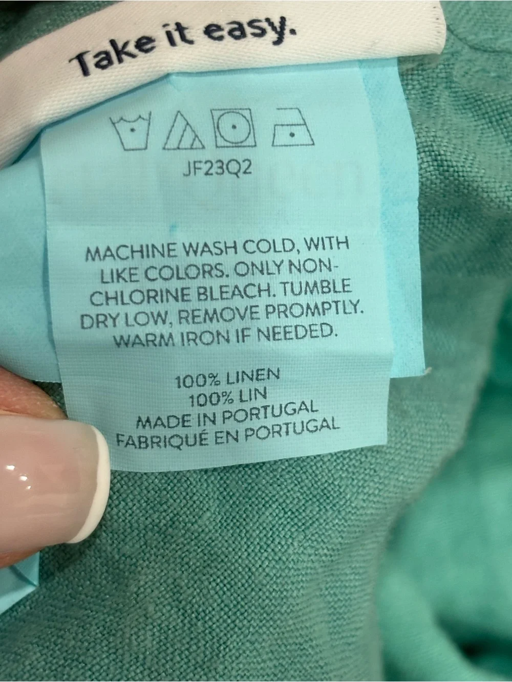 Brooklinen teal turquoise
